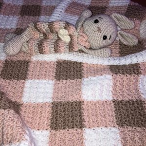 Couverture bébé vichy