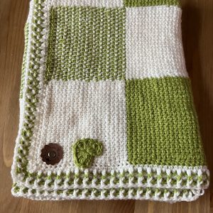 Couverture landau /poussette bébé crochet tunisien
