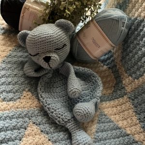 Doudou ours Harry dormeur