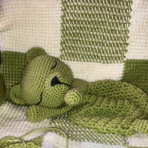 Doudou ours Harry dormeur