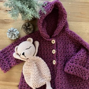 Manteau capuche pour fille 0 /3 mois